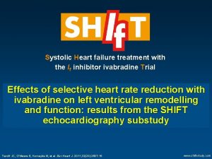 Systolic Heart failure treatment with the If inhibitor