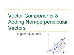 Physics vectors