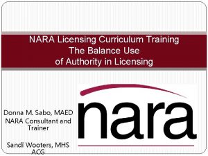 Nara licensing
