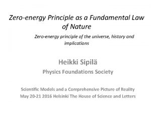 Mach's principle Mach's principle