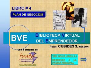 LIBRO 4 PLAN DE NEGOCIOS BVE BIBLIOTECA VIRTUAL