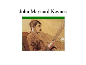 John Maynard Keynes Teoria neoclassica Il sistema economico