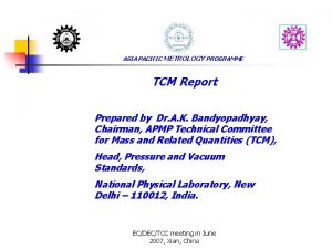 Programme tcm