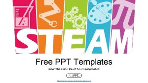 Free PPT Templates Insert the Sub Title of