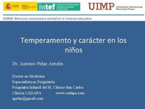 Componentes del temperamento