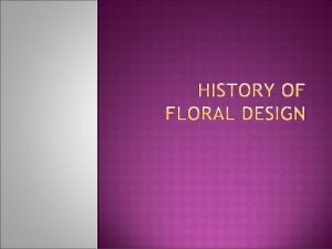 Aesthetic benefits of floral art answers