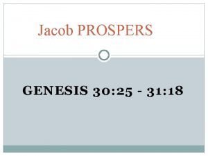 Genesis 30 18