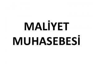 Harcama maliyet gider kavramları Harcama maliyet gider kavramları