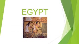Egypt is divided in how many sections