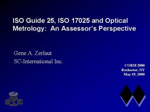 Iso guide 25