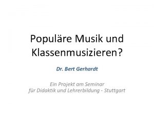 Bert gerhardt
