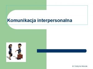 Komunikacja ekstrapersonalna