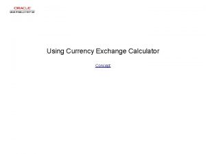 Using Currency Exchange Calculator Concept Using Currency Exchange