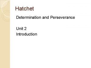 Metaphors in hatchet chapters 5-6 Metaphors in hatchet chapters 5-6