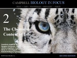 CAMPBELL BIOLOGY IN FOCUS URRY CAIN WASSERMAN MINORSKY