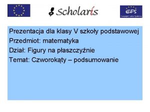Czworokąty podsumowanie