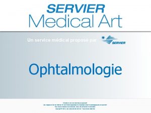 Un service mdical propos par Ophtalmologie Utilisation non