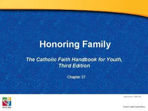 Catholic faith handbook