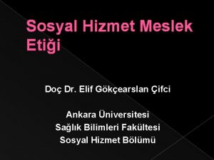 Dr elif