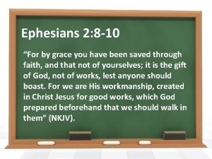 Ephesians 2;8