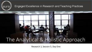 aura Engaged Excellence in Research and Teaching Practices