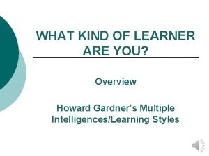 Howard learner