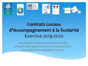 Contrats Locaux dAccompagnement la Scolarit Exercice 2019 2020