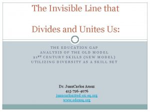 The Invisible Line that Divides and Unites Us