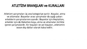 Atletizm kuralları