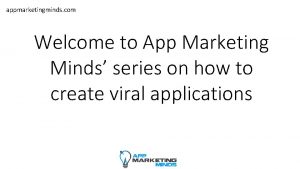 App marketing minds