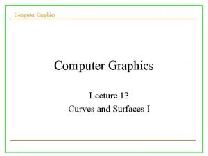 Hermite curve in computer graphics