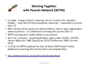 Working together with parents network
