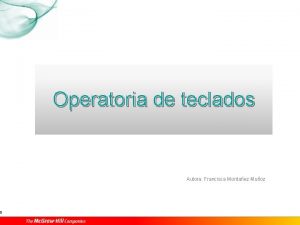 Operatoria de teclados