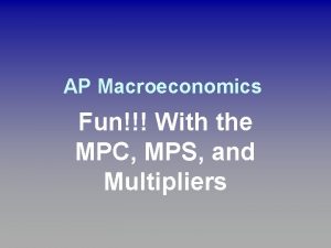 Mpc formula economics