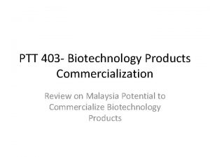 Biotech ptt Biotech ptt