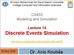 AlImam Mohammad Ibn Saud Islamic University College Computer