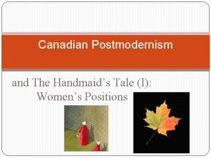 Postmodernism in handmaid's tale
