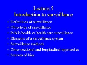 Sentinel surveillance definition