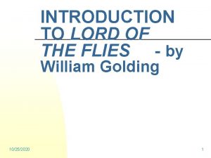 Lord of the flies social contract