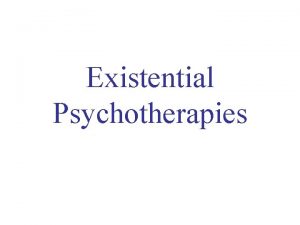 Gestalt therapy example