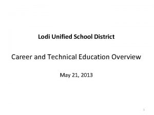 Lodi unified jobs