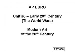 Ap euro unit 6
