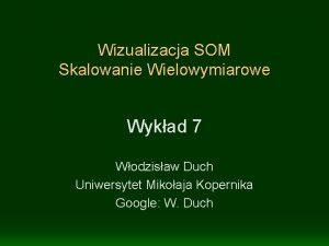 Skalowanie wielowymiarowe