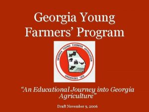 Georgia young farmers association