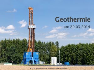 Geothermie vor- und nachteile