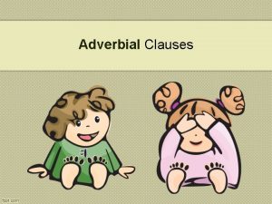 Definition of adverbial