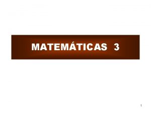 MATEMTICAS 3 1 LMITE DE UNA FUNCIN LIMITE