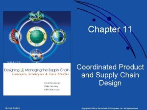 Coordinated product and supply chain design
