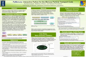 Py Mercury Interactive Python for the Mercury Particle