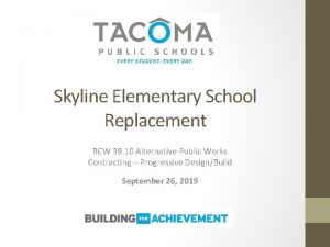 Skyline elementary tacoma